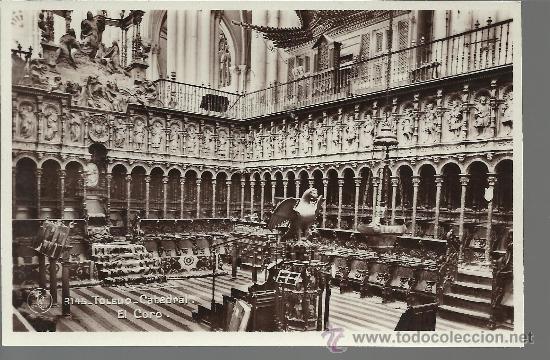Postales: TOLEDO CORO CATEDRAL SIN CIRCULAR - Foto 1