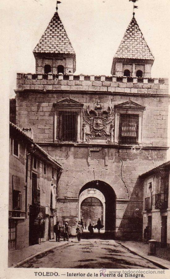 Postales: TOLEDO INTERIOR DE LA PUERTA DE BISAGRA SIN CIRCULAR - Foto 1