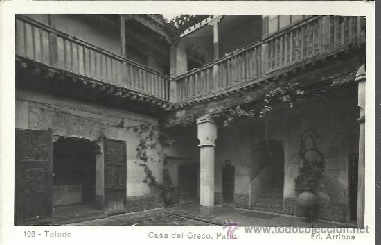 Postales: TOLEDO  CASA DEL GRECO ESCRITA - Foto 1