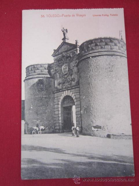 Postales: TOLEDO - PUERTA DE VISAGRA - Foto 1