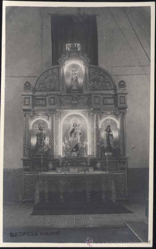 Postales: OROPESA (TOLEDO).- ALTAR - Foto 1