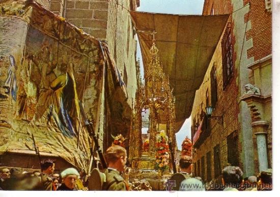 Postales: TOLEDO - LA CUSTODIA EN PROCESION - Foto 1