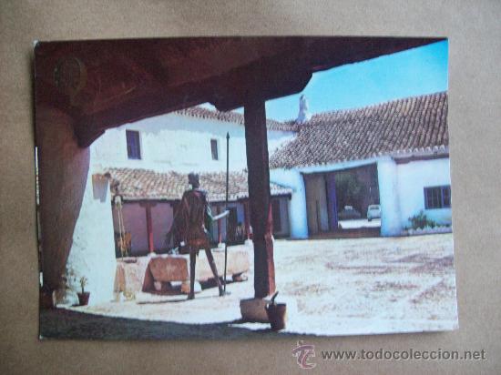 Postales: CONTRALUZ EN EL PATIO, PUERTO LAPICE, LA MANCHA. VENTA DEL QUIJOTE.