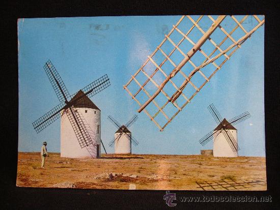 Postais: Postal 1. La Mancha. Molinos. Ed. Garcia Garrabella. Castilla la Mancha.