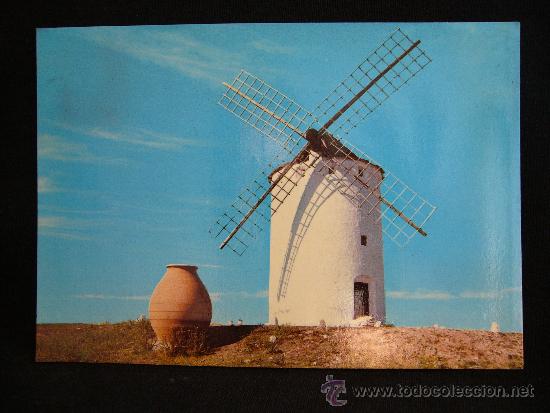 Postais: Postal Ruta del Quijote. Alcazar de San Juan. Molino del Doncel.  Castilla la Mancha.