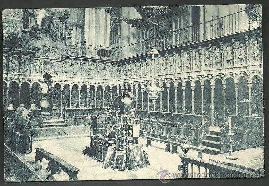 Postales: TOLEDO INTERIOR DEL CORO DE LA CATEDRAL - Foto 1