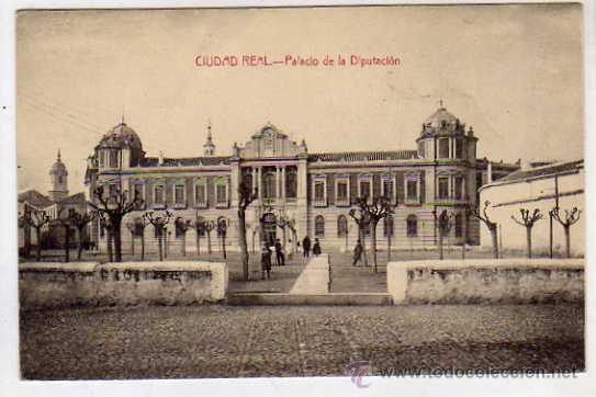 Postais: Ciudad Real. Palacio de la Diputacion. Casa Viuda de Genaro. Perfumeria, Bisuteria.