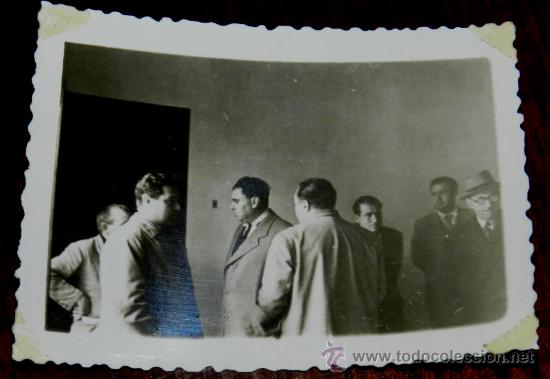 Postkarten: ANTIGUA FOTOGRAFIA DE TORRALBA (CIUDAD REAL) EN LA INAUGURACION DE LA NUEVA ESCUELA A&Ntilde;OS 40-50, MIDE