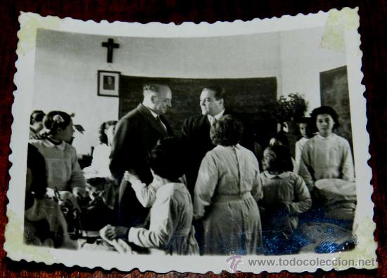 Postcards: ANTIGUA FOTOGRAFIA DE SANTA CRUZ DE LOS CA&Ntilde;AMOS, PICON O CALZADA (CIUDAD REAL) EN LA INAUGURACION DE