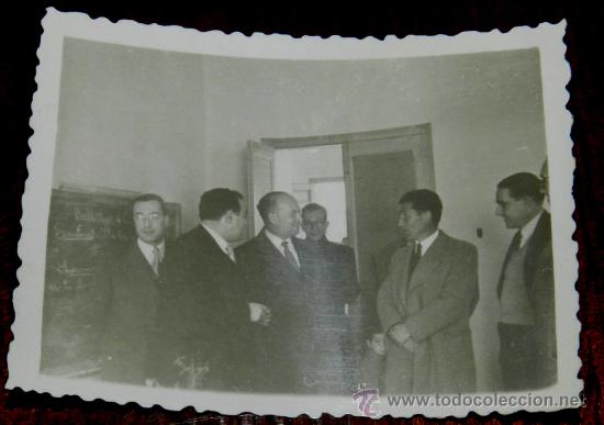 Postkarten: ANTIGUA FOTOGRAFIA DE SANTA CRUZ DE LOS CA&Ntilde;AMOS, PICON O CALZADA (CIUDAD REAL) EN LA INAUGURACION DE