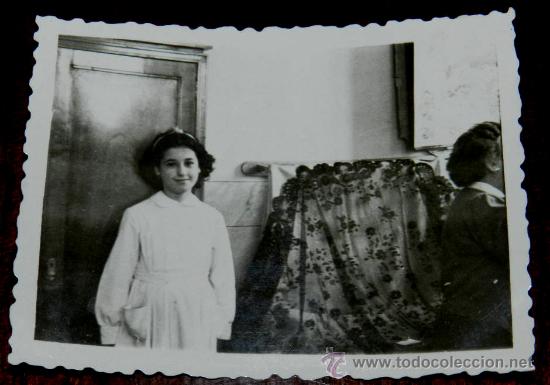 Postkarten: ANTIGUA FOTOGRAFIA DE CALZADA (CIUDAD REAL) EN LA INAUGURACION DE UINA ESCUELA POR EL SR. SERRANO DE