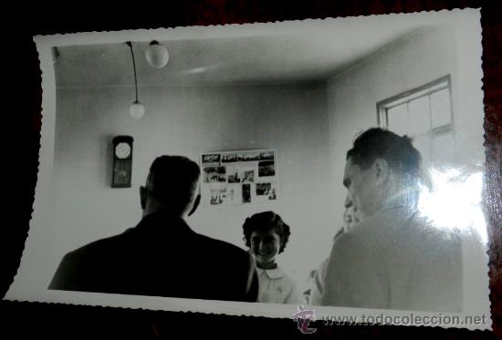 Postcards: ANTIGUA FOTOGRAFIA DE SANTA CRUZ DE LOS CA&Ntilde;AMOS, PICON O CALZADA (CIUDAD REAL) EN LA INAUGURACION DE