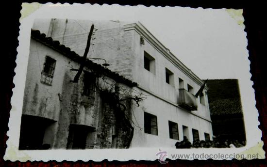 Postcards: ANTIGUA FOTOGRAFIA DE VALDEMANCO DEL ESTERAS (CIUDAD REAL) INAUGURACION ESCUELA POR EL GOBIERNADOR C