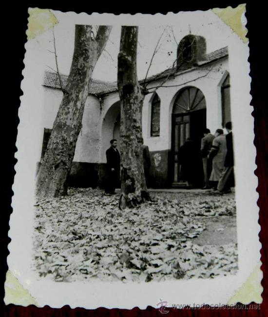 Postcards: ANTIGUA FOTOGRAFIA DE VILLAR DEL POZO (CIUDAD REAL), COLONIA INFANTIL DE INVIERNO, BALNEARIO, A&Ntilde;OS 4