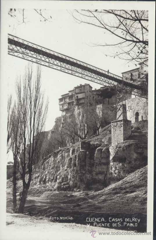 Postales: CUENCA.- CASAS DEL REY Y PUENTE DE S. PABLO - Foto 1