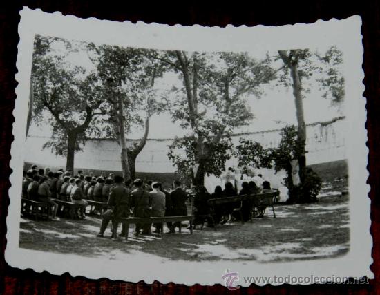 Postcards: ANTIGUA FOTOGRAFIA DE VILLAR DEL POZO (CIUDAD REAL), COLONIA INFANTIL, BALNEARIO, A&Ntilde;OS 50-60, MIDE 8