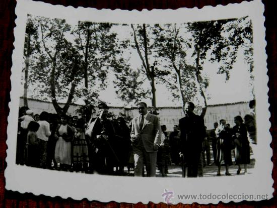 Postcards: ANTIGUA FOTOGRAFIA DE VILLAR DEL POZO (CIUDAD REAL), COLONIA INFANTIL, BALNEARIO, A&Ntilde;OS 50-60, MIDE 8