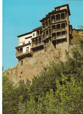 Postales: Cuenca, casa colgadas, Editor: Fiter en el a&ntilde;o 1966 - Foto 1