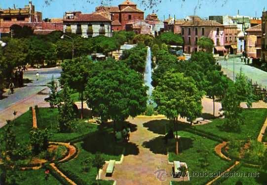 Postales: ALC&Aacute;ZAR DE SAN JUAN 1005 PLAZA DE ESPA&Ntilde;A ESCRITA CIRCULADA SELLO