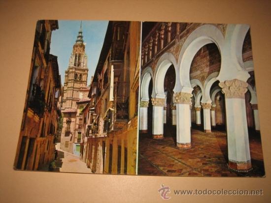 Postales: 1.585-TOLEDO CALLE SANTA ISABEL Y SANTA MARIA LA BLANCA  L.ARRIBAS