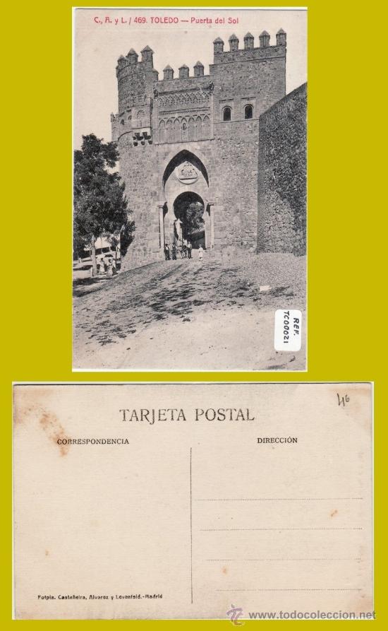 Postales: POSTAL C.A.& L 469. Puerta del Sol - Foto 1