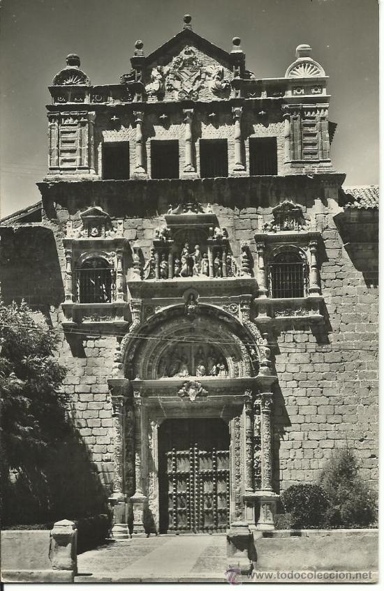 Postales: TOLEDO.-SANTA CRUZ-FACHADA N&ordm; 6.-FOTO J. CEBOLLERO.-EDI.DOMINGUEZ
