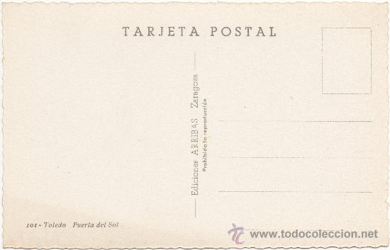 Postales: TOLEDO.- PUERTA DEL SOL. - Foto 2