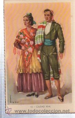 Postales: TARJETA POSTAL CIUDAD REAL 13, TRAJES T&Iacute;PICOS, LAIETANA