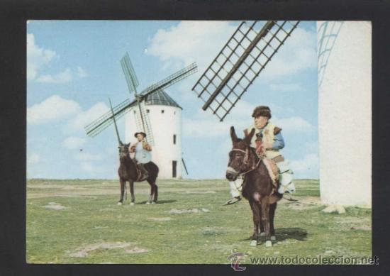 Postales: Campo de Criptana. *La Mancha...* Ed. Vda. Moises Mata n&ordm; 3. Circulada. - Foto 1