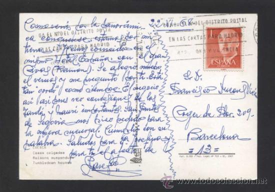Postales: Cuenca. *Casas Colgadas*  Ed. Fiter ref. n&ordm; 8366. Circulada - Foto 2