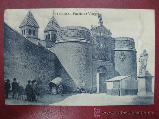 Postales: TOLEDO - PUERTA DE VISAGRA - Foto 1