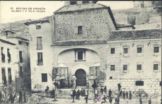Postcards: MOLINA DE ARAGON ( GUADALAJARA).- IGLESIA Y P. DE S. PEDRO