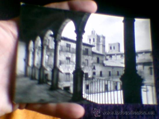 Postais: Catedral y plaza mayor Siguenza Guadalajara n&ordm; 8 circulada ed rela&ntilde;o b/n a&ntilde;os 60 s/n
