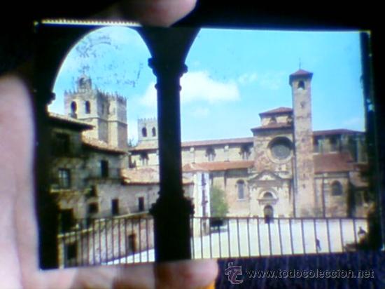 Postais: Catedral y plaza mayor Siguenza Guadalajara n&ordm; 8 circulada ed rela&ntilde;o b/n a&ntilde;os 60 s/n