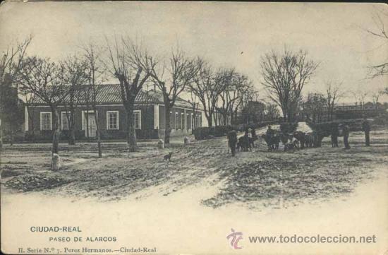 Postales: CIUDAD REAL.- PASEO DE ALARCOS - Foto 1