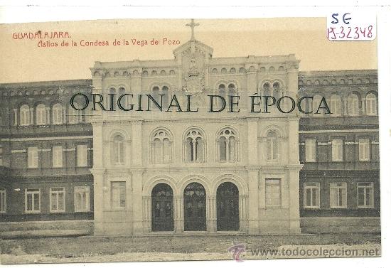 Postales: (PS-32348)POSTAL DE GUADALAJARA-ASILOS DE LA CONDESA DE LA VEGA DEL POZO