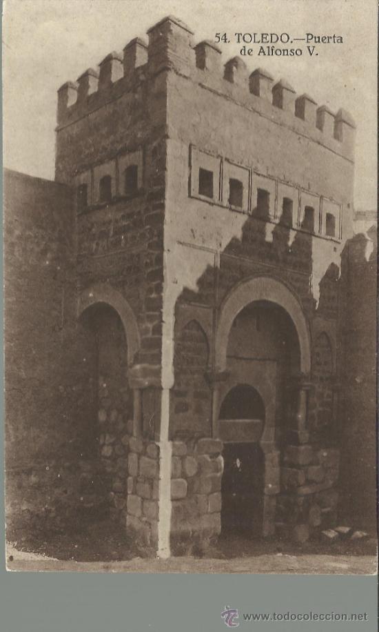 Postales: TOLEDO PUERTA DE ALFONSO V - Foto 1