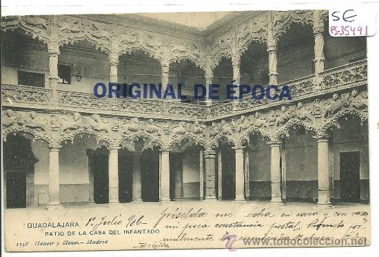 Postkarten: (PS-35491)POSTAL DE GUADALAJARA-PATIO DE LA CASA DEL INFANTADO