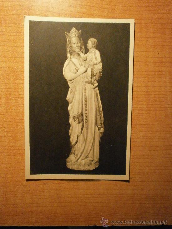 Postkarten: POSTAL CATEDRAL DE TOLEDO CORO LA VIRGEN BLANCA ESCULTURA EN MARMOL (SIGLO XIV SIN CIRCULAR