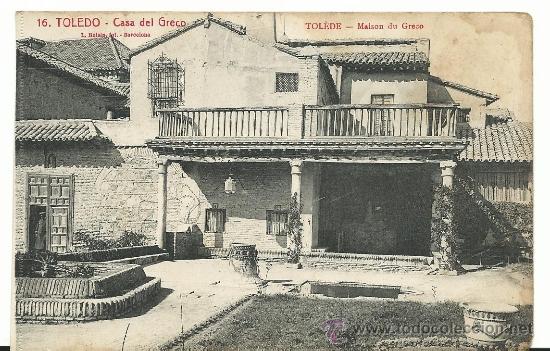 Postkarten: TOLEDO.-CASA DEL GRECO.- FOTO L. ROISIN N&ordm; 16