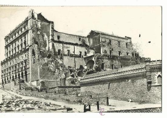 Postais: TOLEDO.-EL ALCAZAR , DESPUES DEL ASEDIO.-EDICION HAE 1959 N&ordm; 2