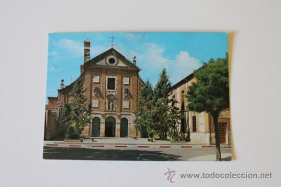 Postais: Postal. Guadalajara. Plaza del Carmen. Iglesia de la Sant&iacute;sima Trinidad. Garrabella.