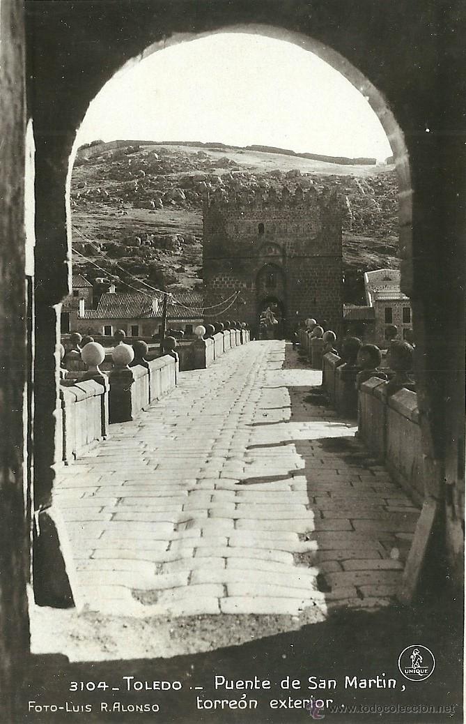 Postais: TOLEDO.- PUERTA DE SAN MARTIN.-TORREON EXTERIOR