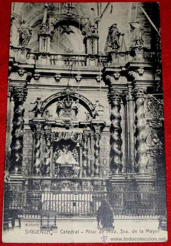 Postkarten: ANTIGUA POSTAL DE SIGUENZA - CATEDRAL - NO CIRCULADA - ED. RODRIGO.