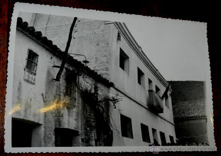 Postcards: ANTIGUA FOTOGRAFIA DE VALDEMANCO DEL ESTERAS (CIUDAD REAL) INAUGURACION ESCUELA POR EL GOBIERNADOR C