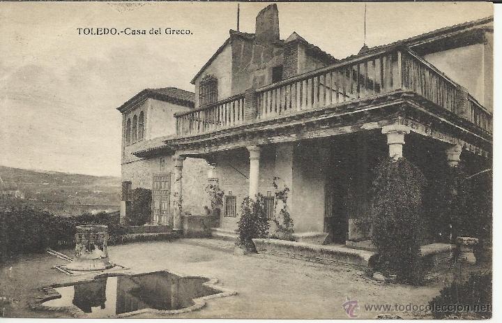 Postales: TOLEDO PCASA DEL GRECO SIN ESCRIBIR - Foto 1