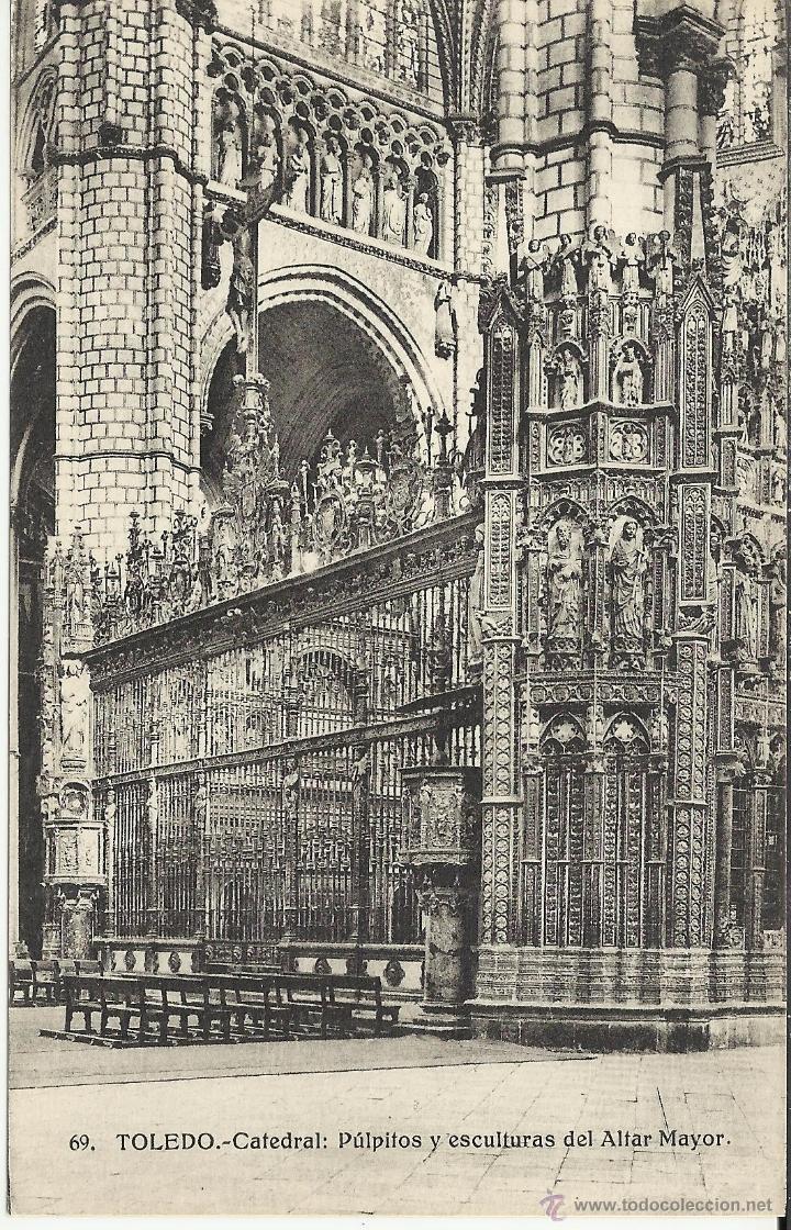 Postales: TOLEDO CATEDRAL SIN ESCRIBIR - Foto 1