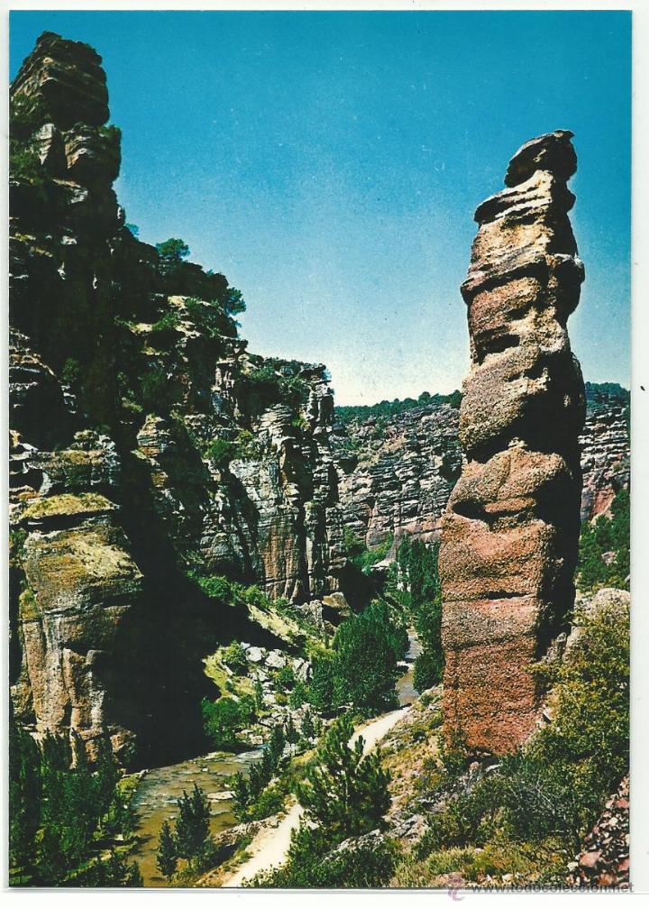 Cartoline: BARRANCO DE LA HOZ .- PIEDRA DEL AGUA .- FOTO MIELGO