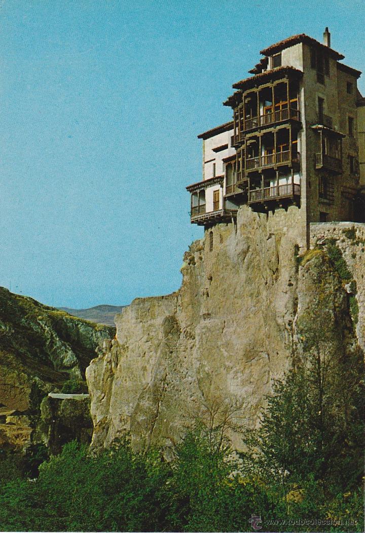 Postales: Cuenca casas colgadas (sin circular) - Foto 1