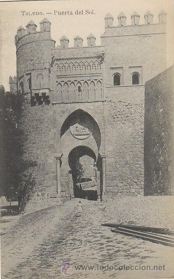 Postales: Toledo, puerta del sol, editor: J. Roig - Foto 1